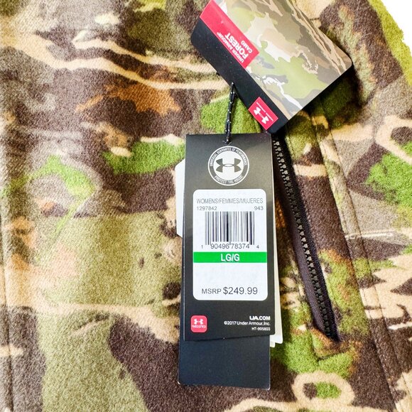 Under Armour Threadborne Women’s Forest Camo Jacket (NWT) - Picture 4 of 6
